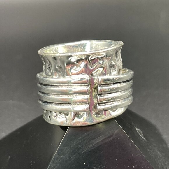 Sun, Star and Moon Boho Spinner Fidget Ring #1359 - Picture 6 of 11